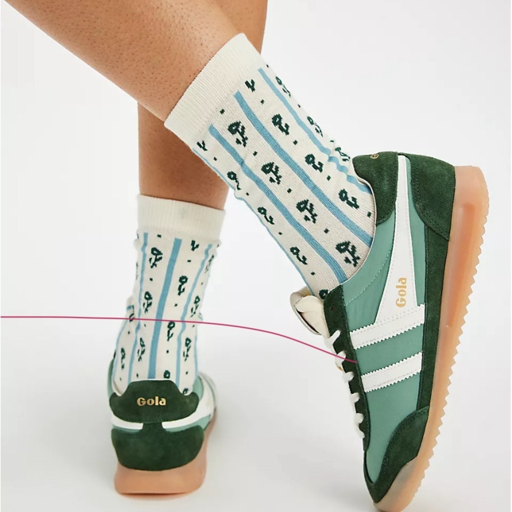 Gola firefly sneakers evergreen and off white Trainers 8